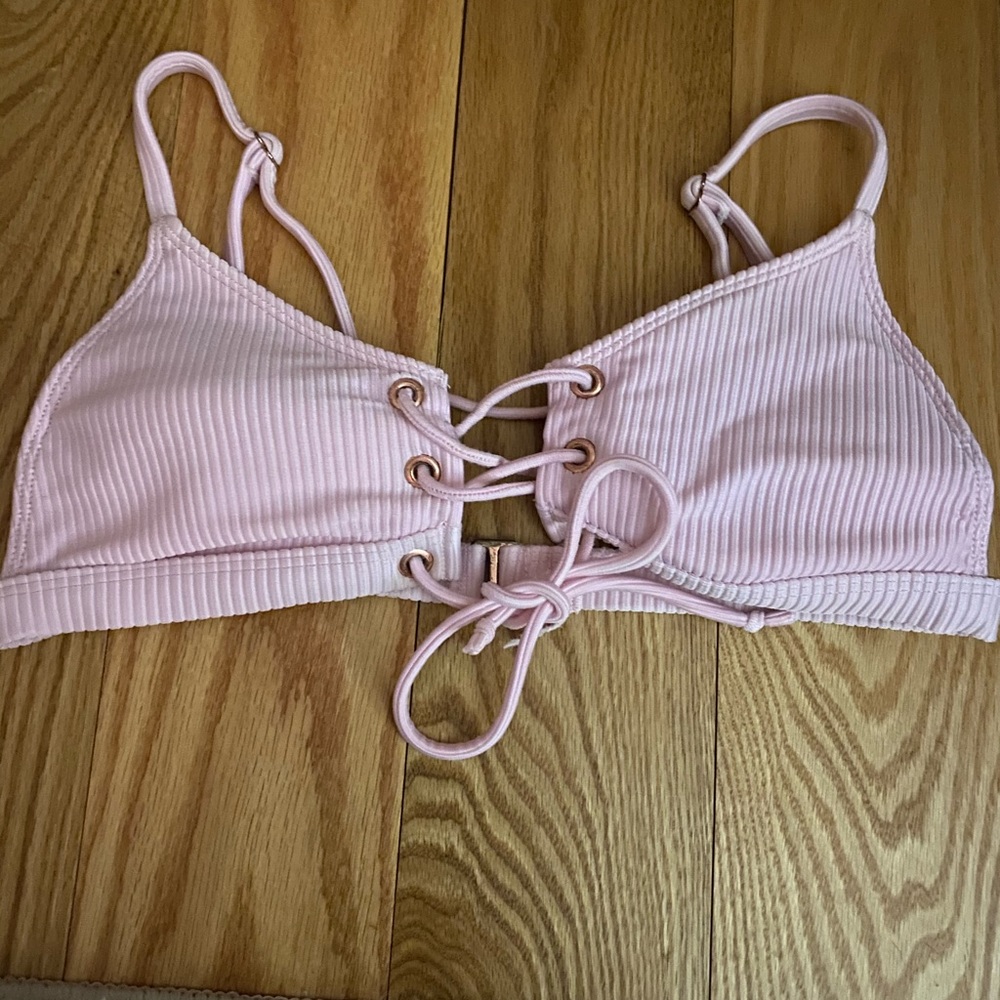 PacSun pink bikini top